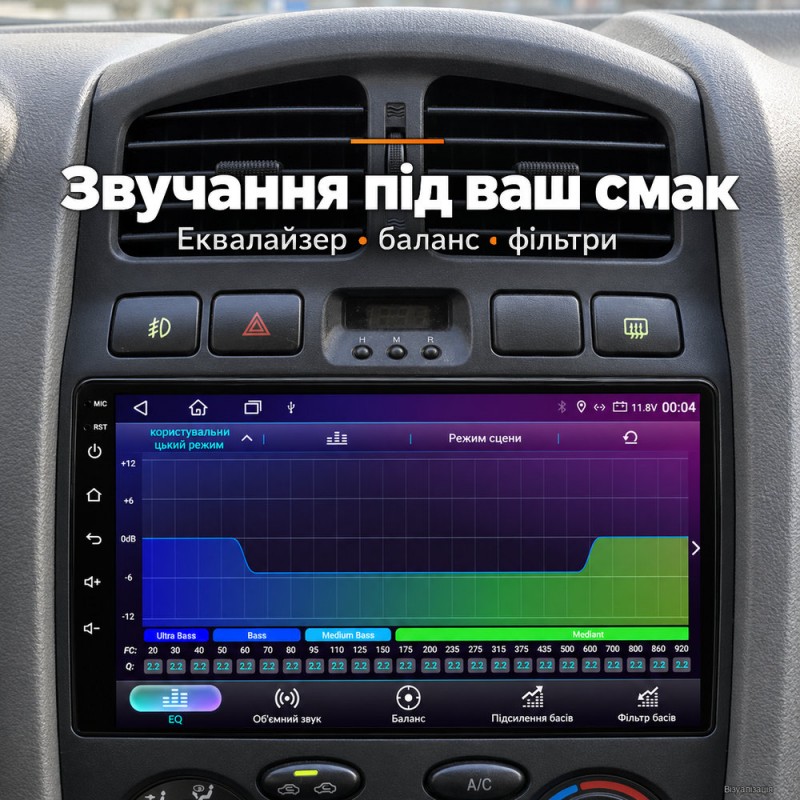 Штатная магнитола для Hyundai Santa Fe SM 2000-2006