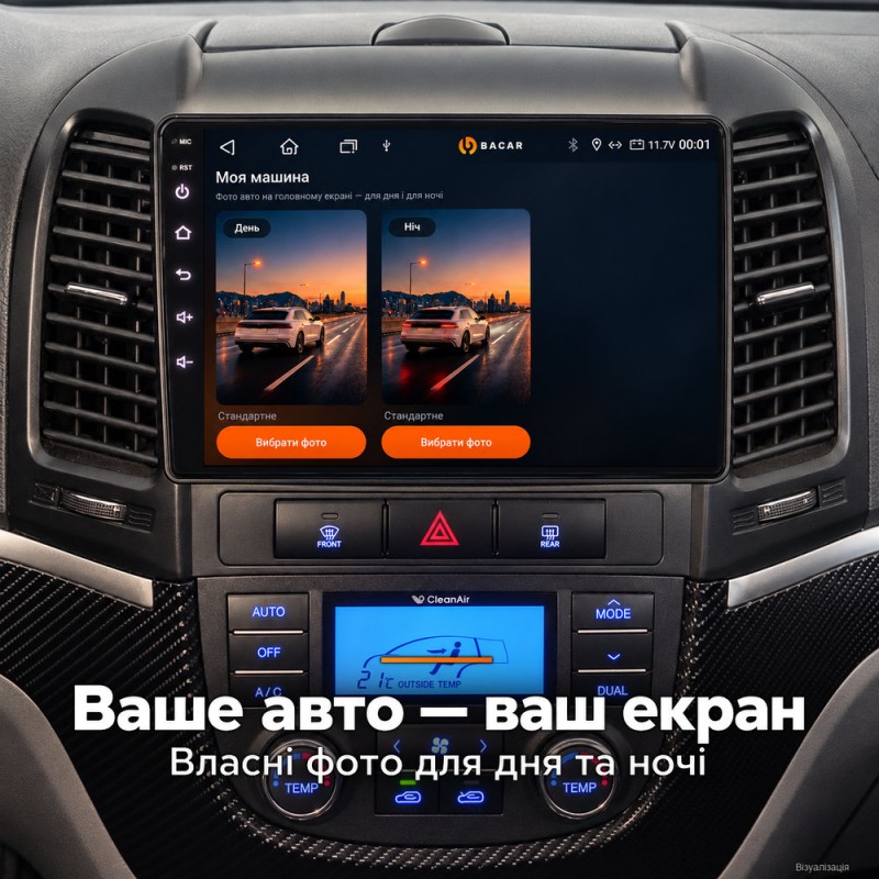 Штатная магнитола для Hyundai Santa Fe CM 2006-2012