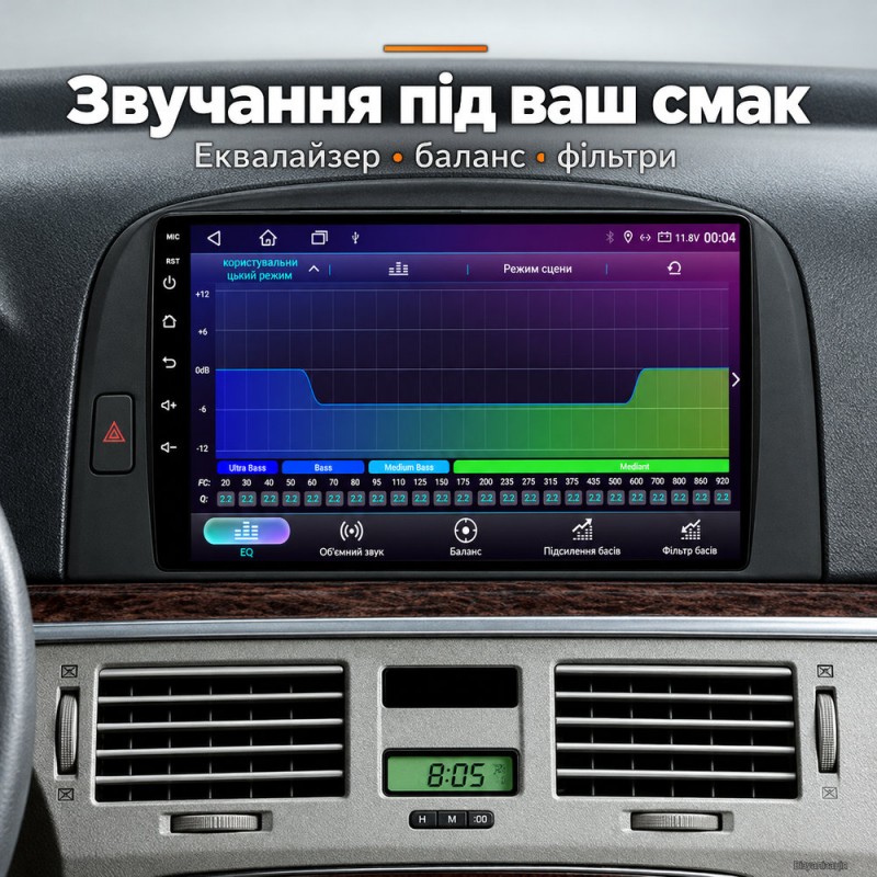 Штатная магнитола для Hyundai Sonata NF 2004-2008