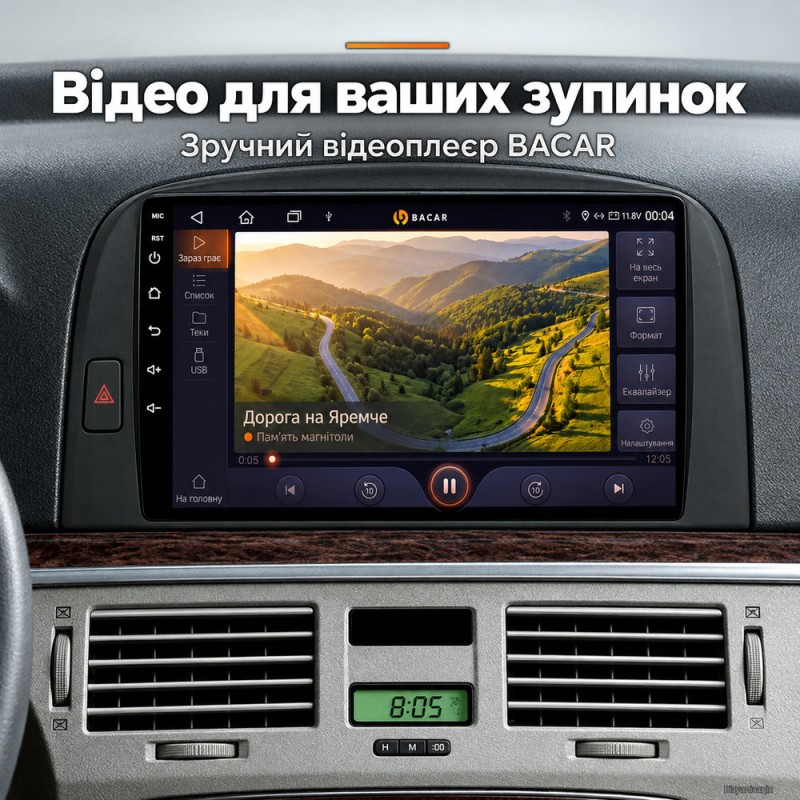 Штатная магнитола для Hyundai Sonata NF 2004-2008