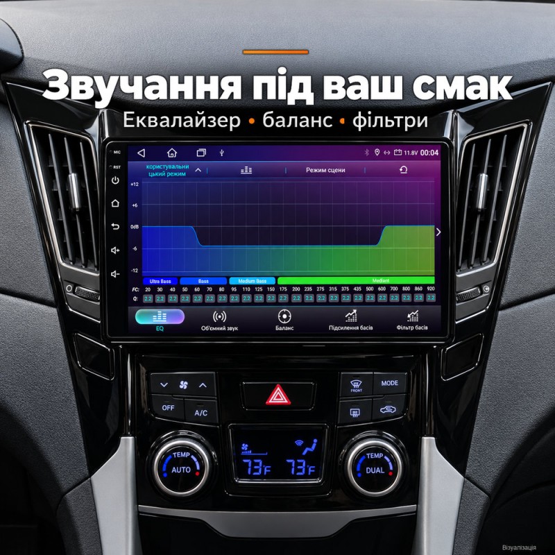 Штатная магнитола для Hyundai Sonata YF 2009-2014