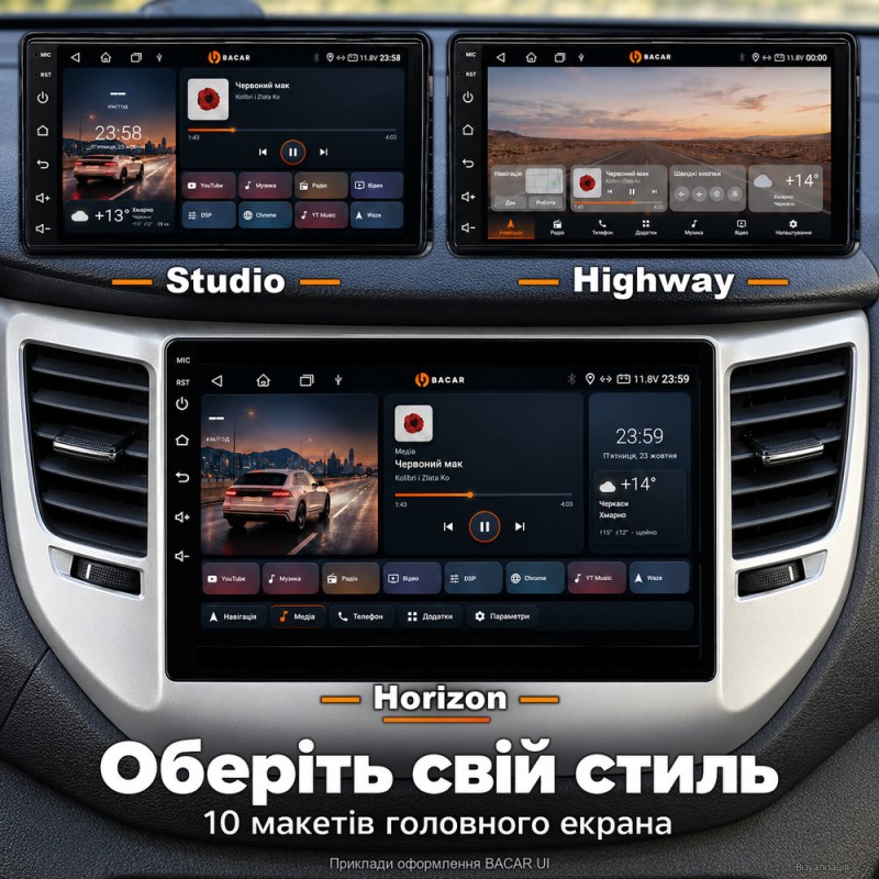 Штатная магнитола для Hyundai Tucson TL 2015-2018