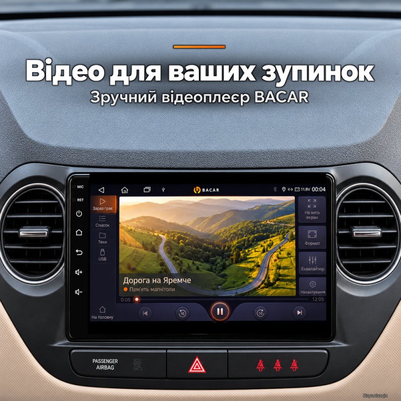 Штатная магнитола для Hyundai i10 IA 2013-2016