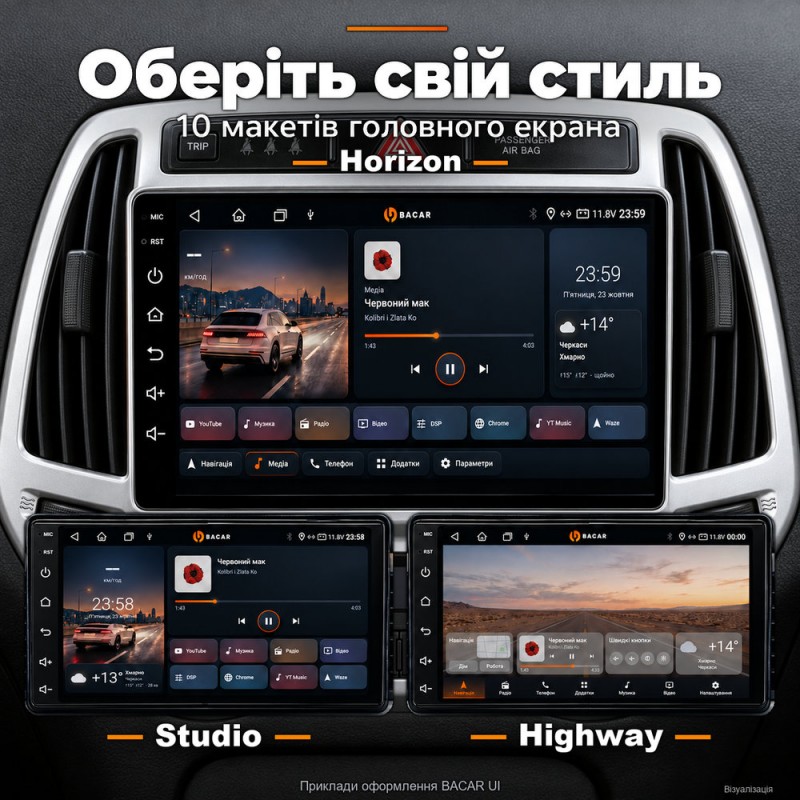 Штатная магнитола для Hyundai i20 PB 2012-2014