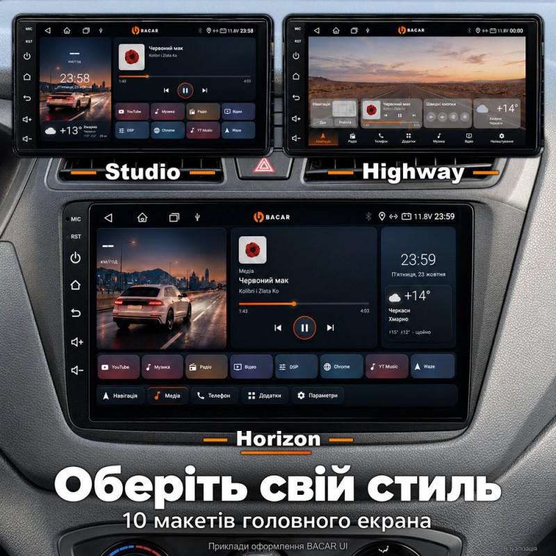 Штатная магнитола для Hyundai i20 GB 2014-2018