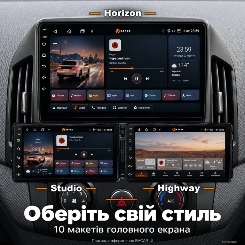 Штатная магнитола для Hyundai i30 FD 2007-2012