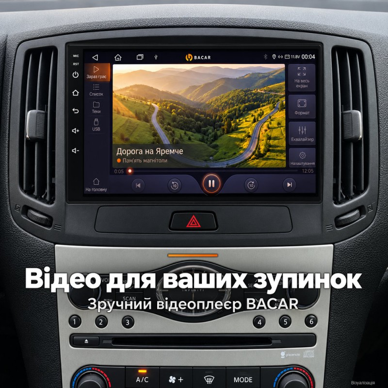 Штатная магнитола для Infiniti G25 G35 G37 V36 2006-2013