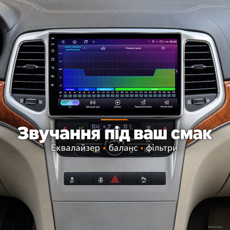 Штатная магнитола для Jeep Grand Cherokee WK2 2010-2013