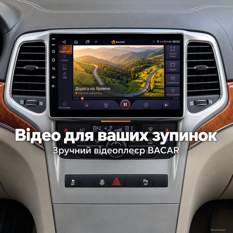 Штатная магнитола для Jeep Grand Cherokee WK2 2010-2013