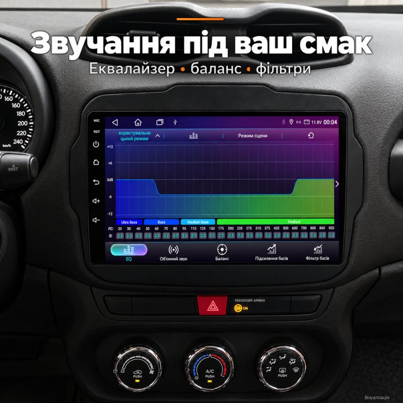 Штатная магнитола для Jeep Renegade 2014-2018