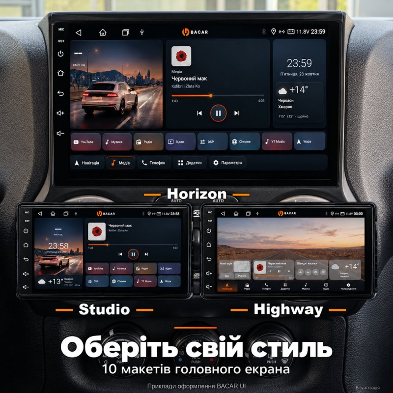 Штатная магнитола для Jeep Wrangler 3 JK 2010-2018