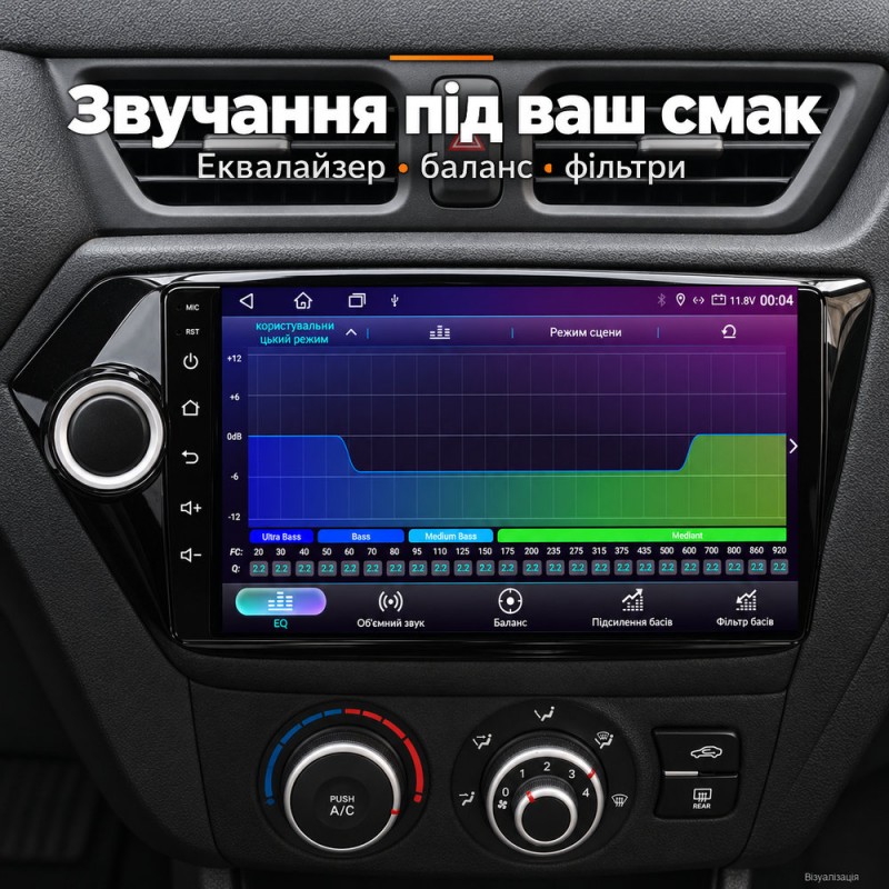 Штатная магнитола для KIA Rio 3 QB UB 2011-2015
