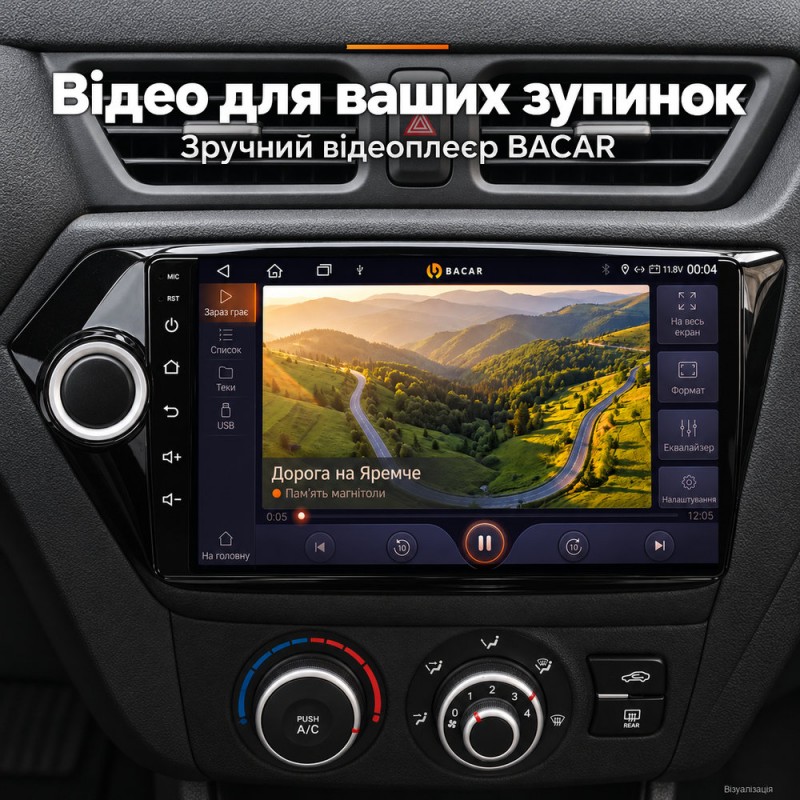 Штатная магнитола для KIA Rio 3 QB UB 2011-2015