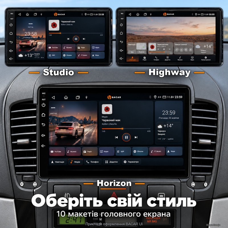 Штатная магнитола для KIA Sorento BL 2006-2009