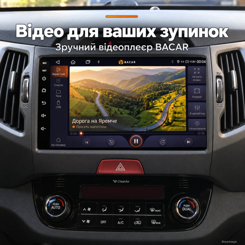 Штатная магнитола для KIA Sportage 3 SL 2010-2016