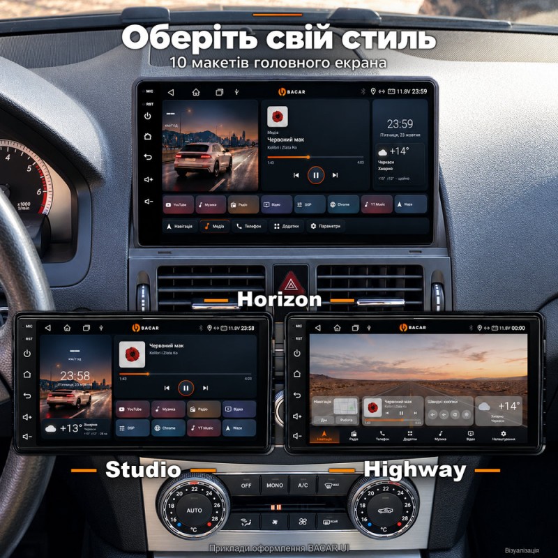 Штатная магнитола для Mercedes C-Class W204 S204 2007-2011