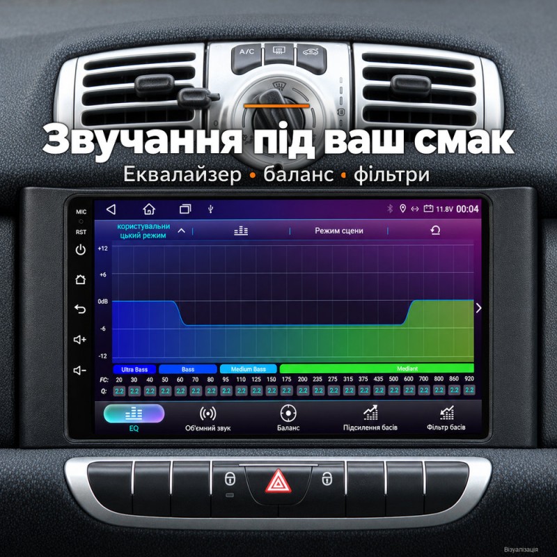 Штатная магнитола для Smart Fortwo 2 451 2010-2014