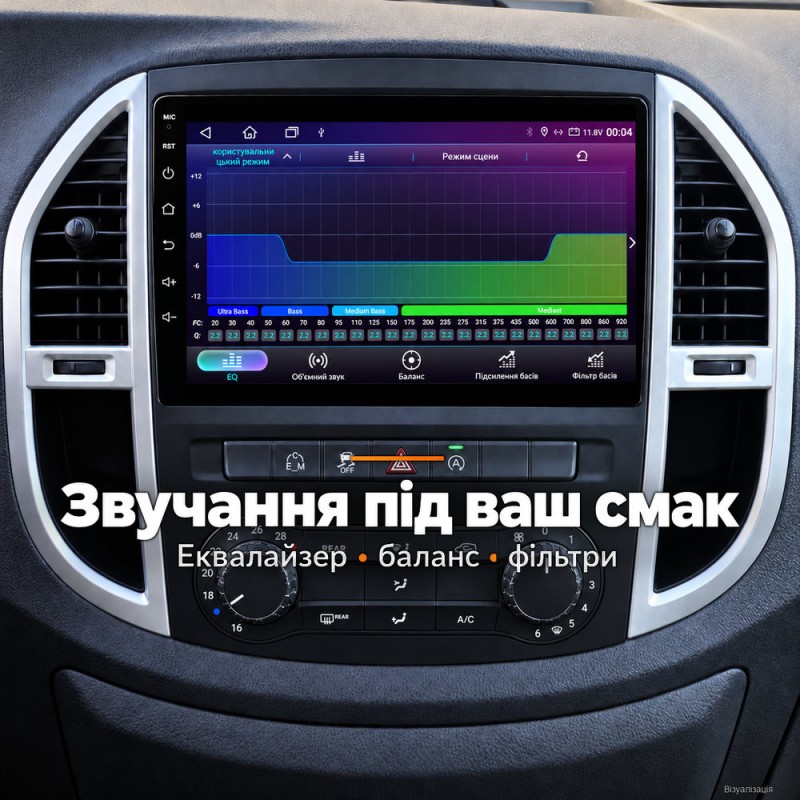 Штатная магнитола для Mercedes Vito W447 2014-2020