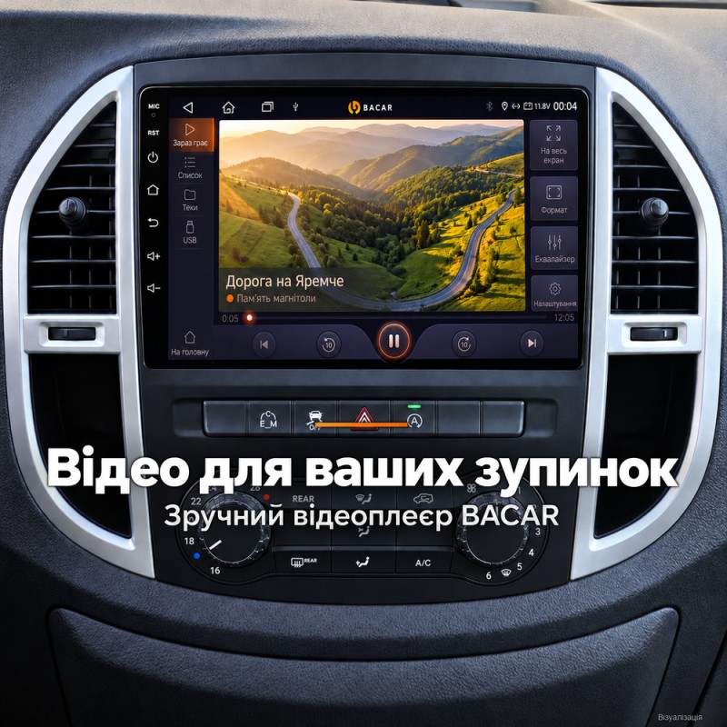 Штатная магнитола для Mercedes Vito W447 2014-2020