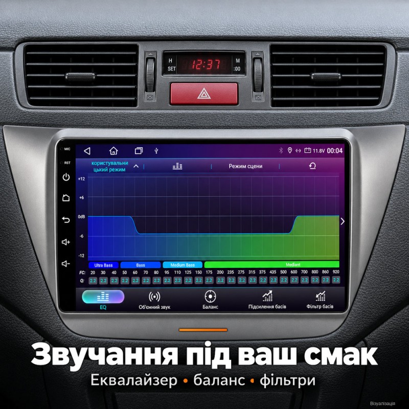 Штатная магнитола для Mitsubishi Lancer 9 CS 2000-2010