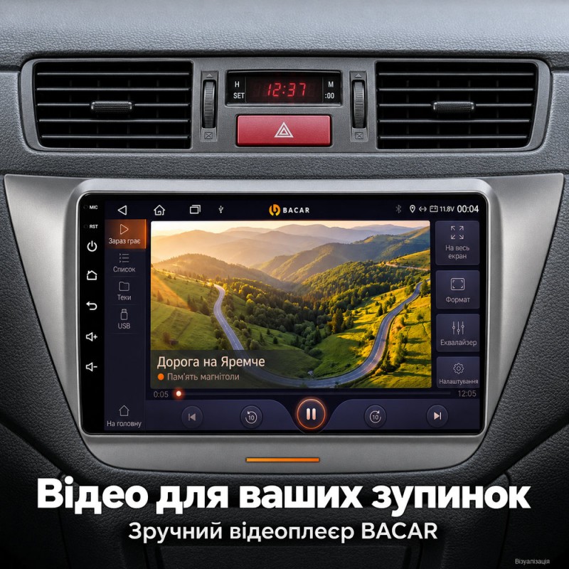 Штатная магнитола для Mitsubishi Lancer 9 CS 2000-2010