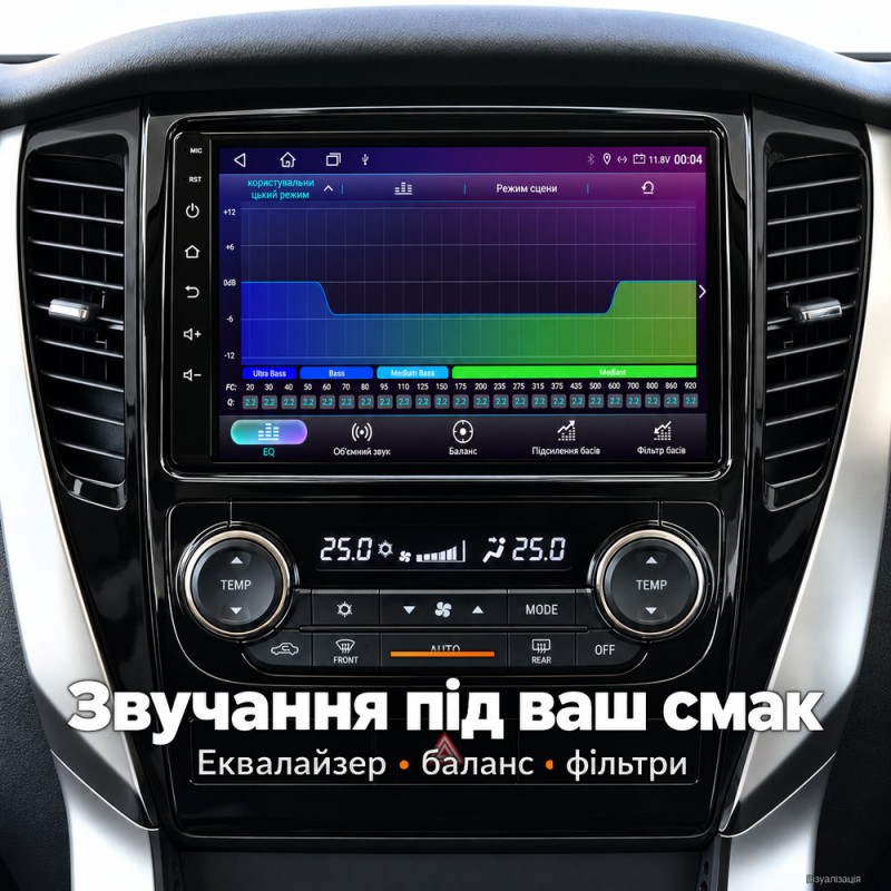 Штатная магнитола для Mitsubishi Pajero Sport KR KS 2016-2018