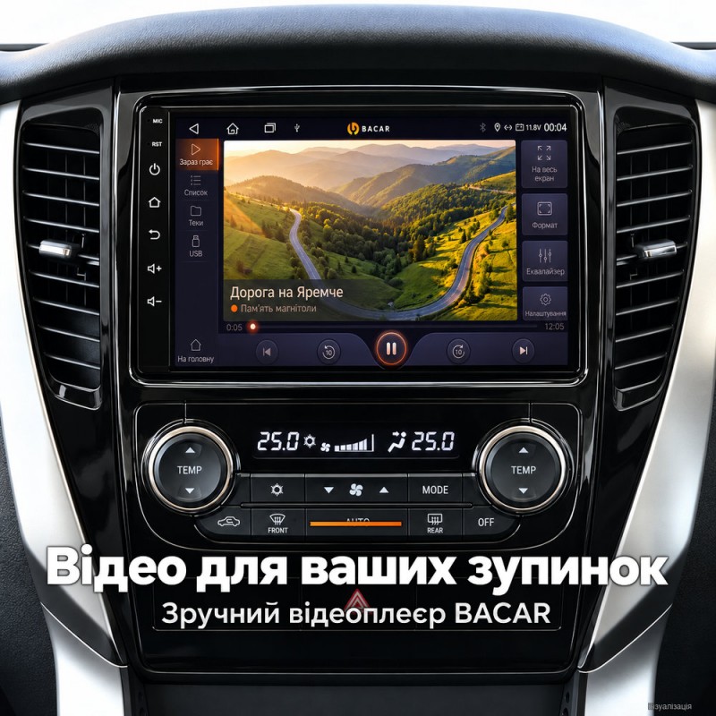 Штатная магнитола для Mitsubishi Pajero Sport KR KS 2016-2018