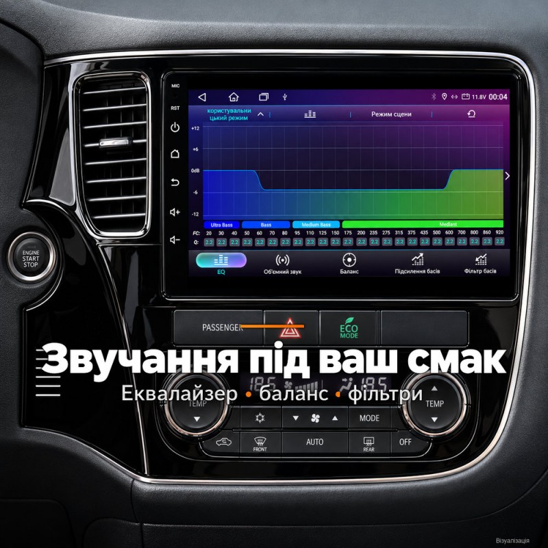 Штатная магнитола для Mitsubishi Outlander 3 GF GG 2012-2018