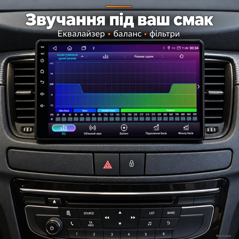 Штатная магнитола для Peugeot 508 W23 2011-2018