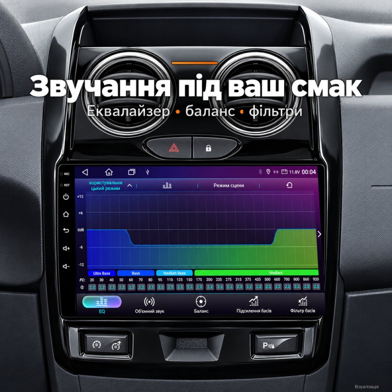 Штатная магнитола для Renault Duster 2015-2020
