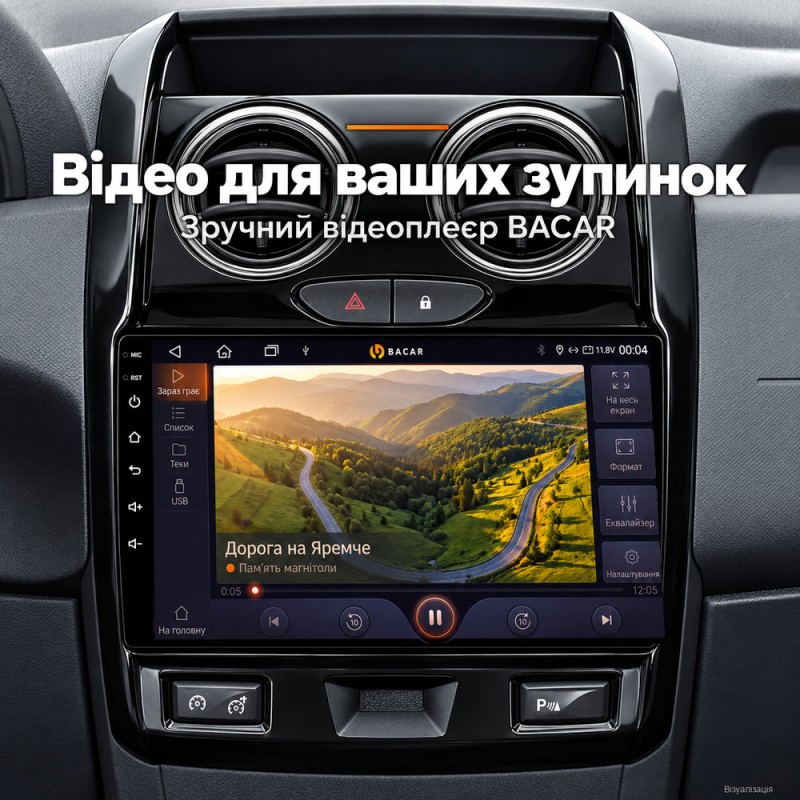 Штатная магнитола для Renault Duster 2015-2020