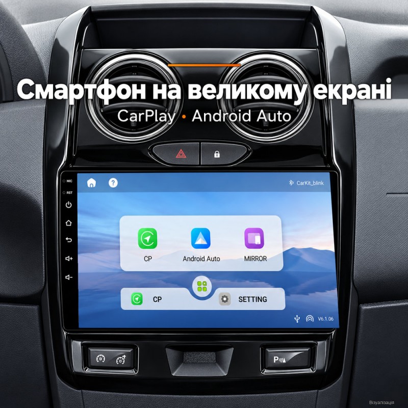 Штатная магнитола для Renault Duster 2015-2020