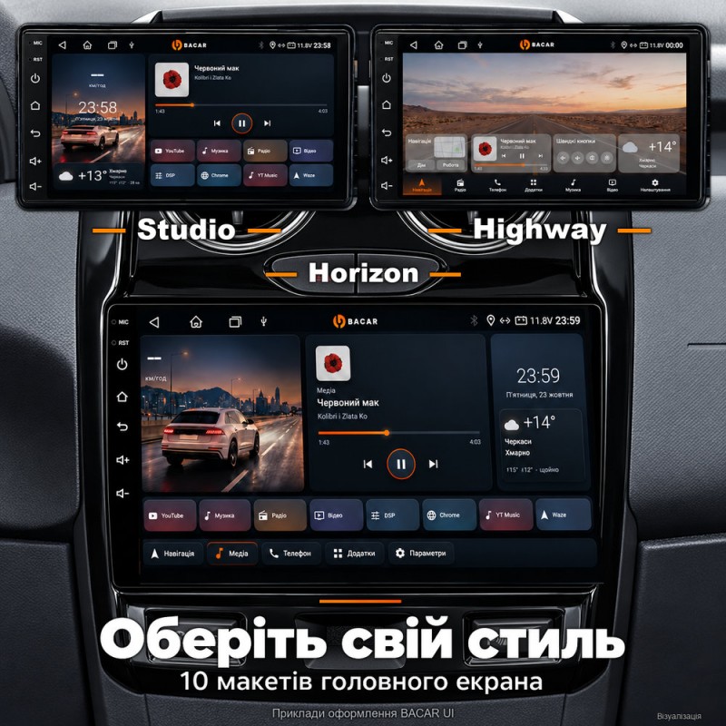 Штатная магнитола для Renault Duster 2015-2020