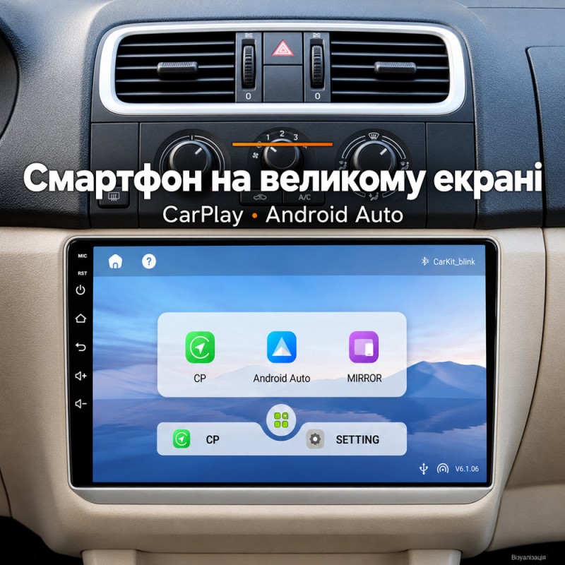 Штатная магнитола для Skoda Fabia 2 5J 2007-2014