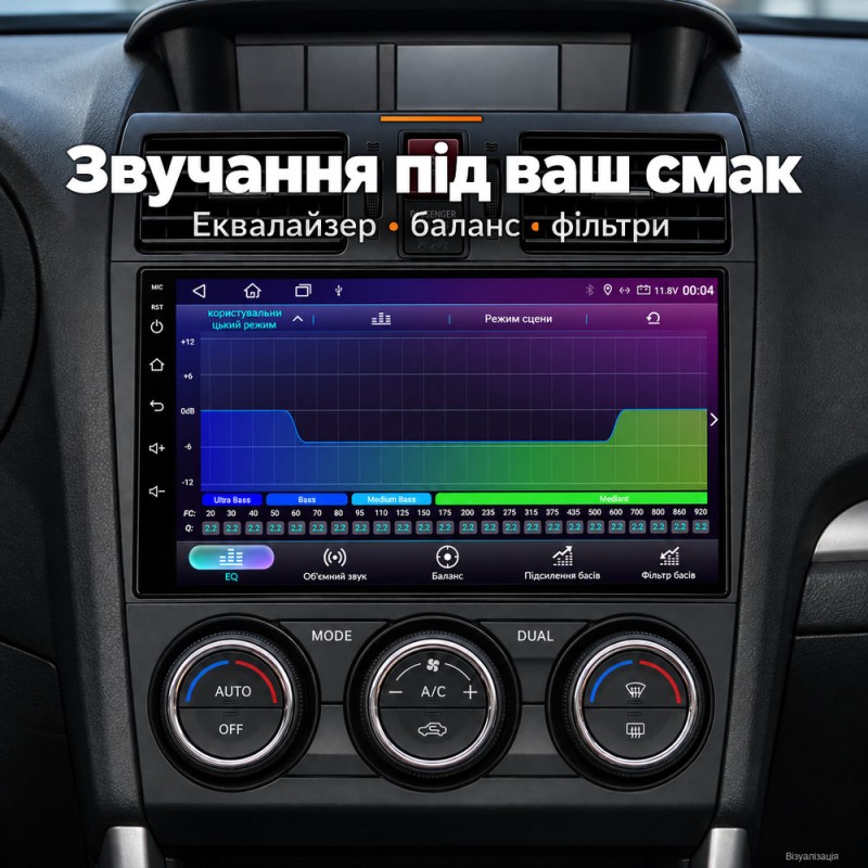 Штатная магнитола для Subaru Forester 4 XV SJ GP 2012-2015