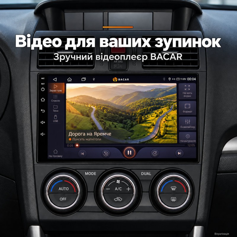 Штатная магнитола для Subaru Forester 4 XV SJ GP 2012-2015