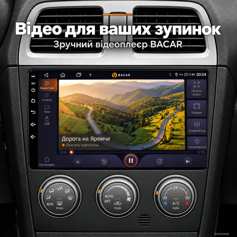 Штатная магнитола для Subaru Impreza GD 2002-2007