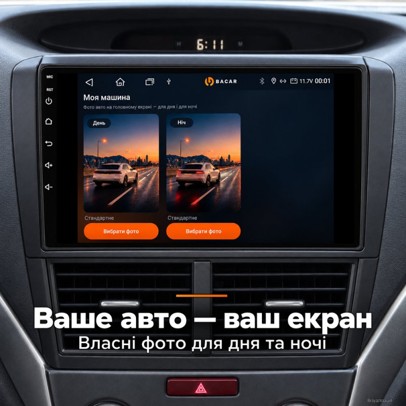 Штатная магнитола для Subaru Forester 3 SH 2008-2013 Impreza GE GH 2007-2011