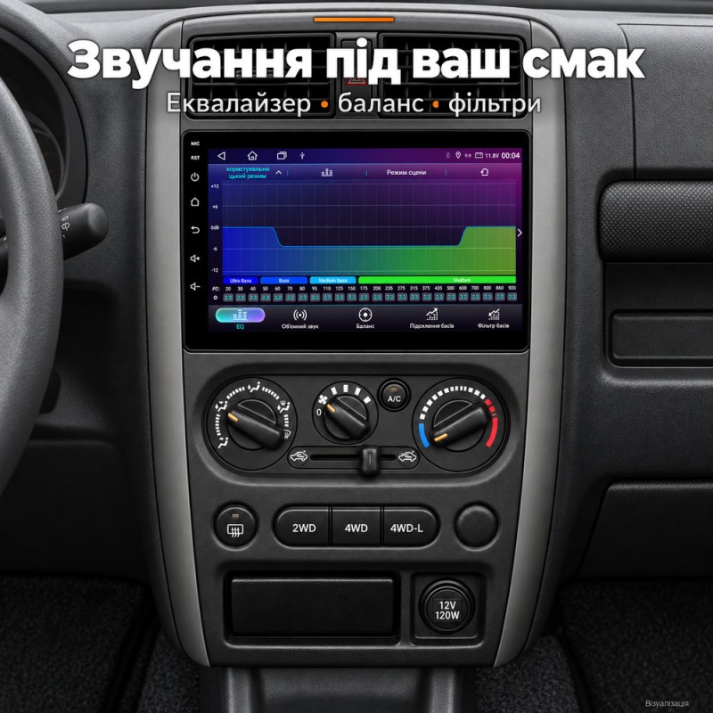 Штатная магнитола для Suzuki Jimny JB23 JB33 JB43 2005-2018