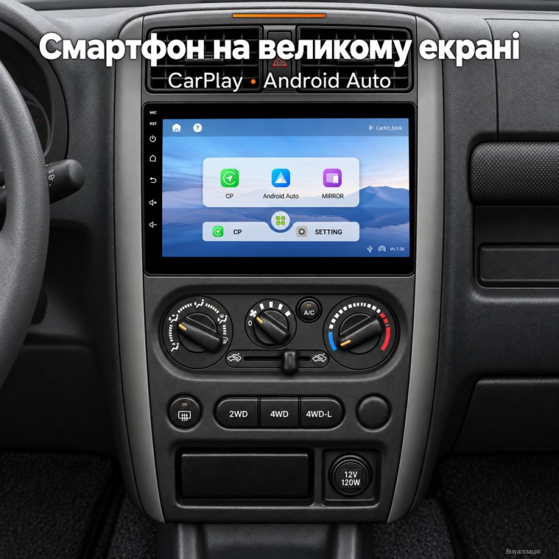 Штатная магнитола для Suzuki Jimny JB23 JB33 JB43 2005-2018