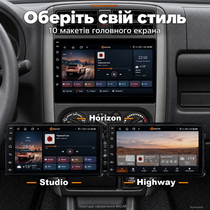 Штатная магнитола для Suzuki Jimny JB23 JB33 JB43 2005-2018