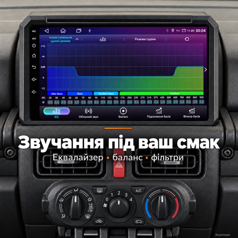 Штатная магнитола для Suzuki Jimny JB64 JB74 2018-2020
