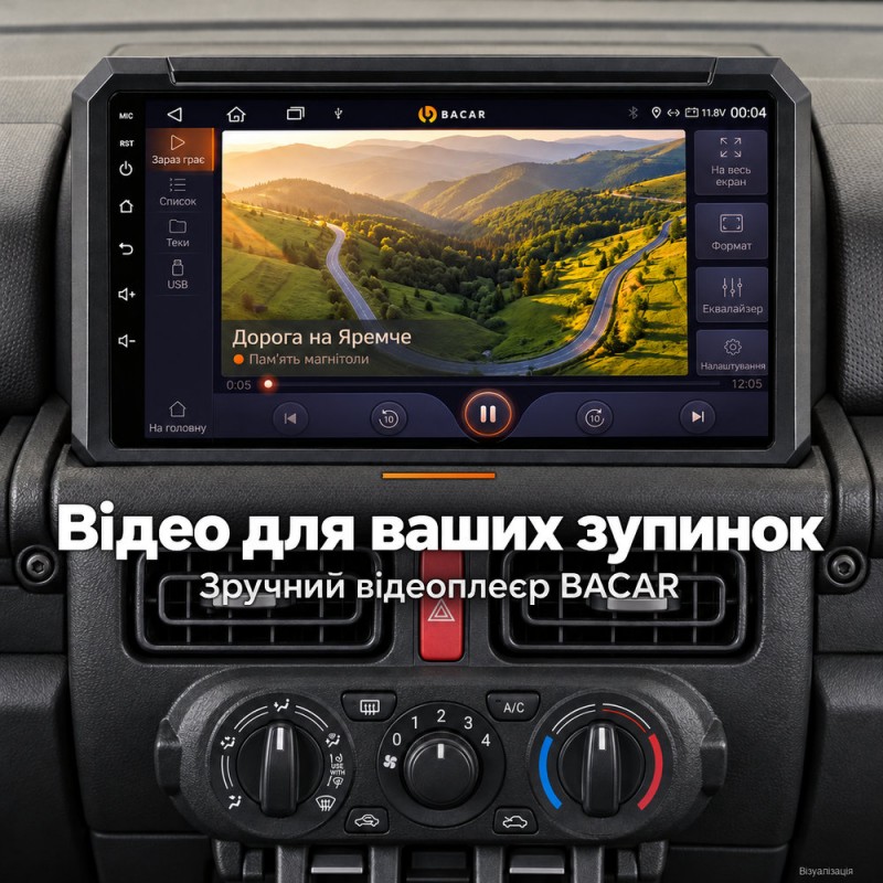 Штатная магнитола для Suzuki Jimny JB64 JB74 2018-2020