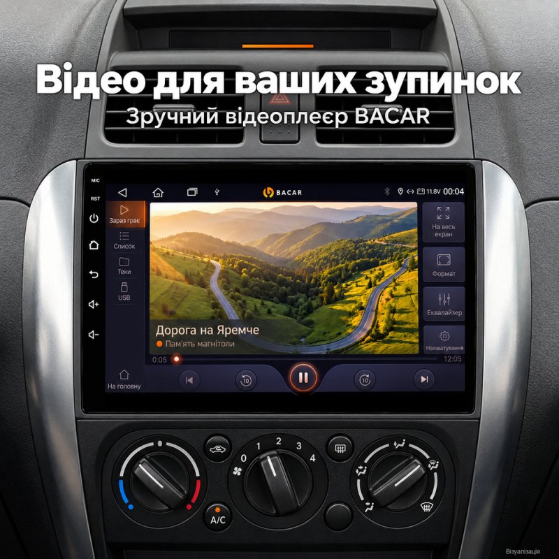 Штатная магнитола для Suzuki SX4 GY 2006-2014