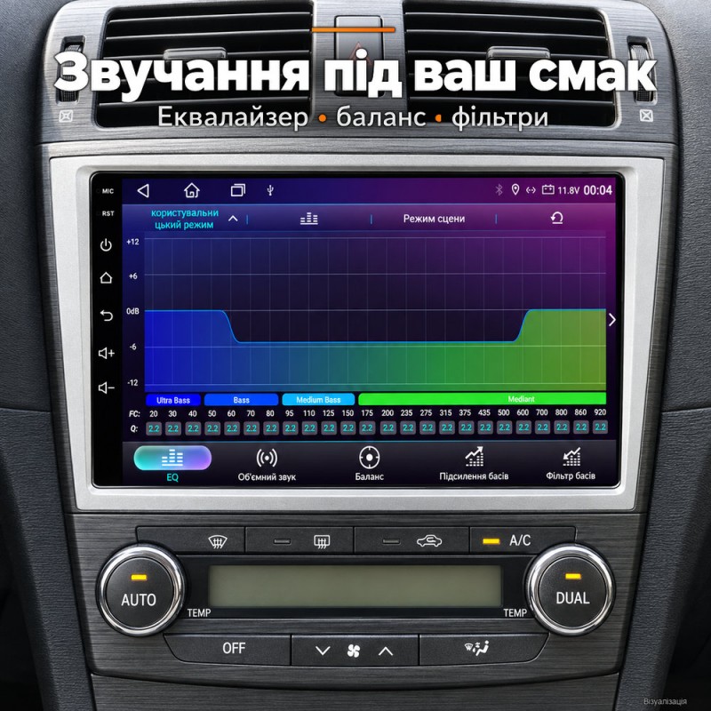 Штатная магнитола для Toyota Avensis T270 2008-2015