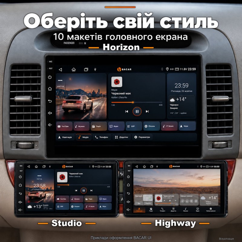 Штатная магнитола для Toyota Camry 30 XV30 2001-2006