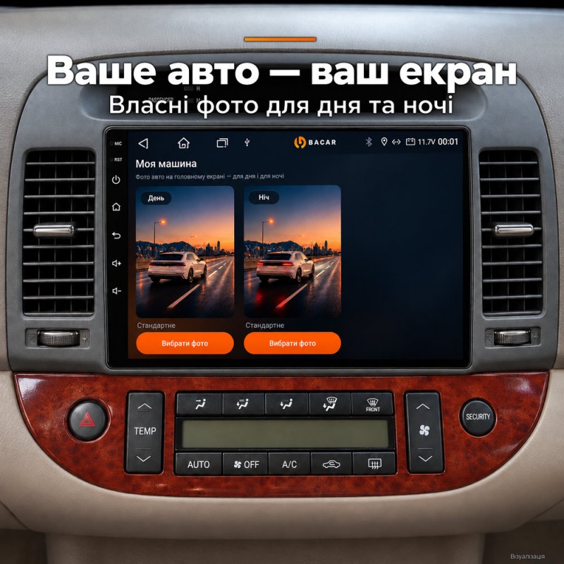 Штатная магнитола для Toyota Camry 30 XV30 2001-2006