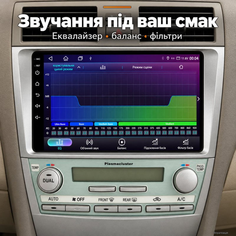 Штатная магнитола для Toyota Camry 40 XV40 2006-2011