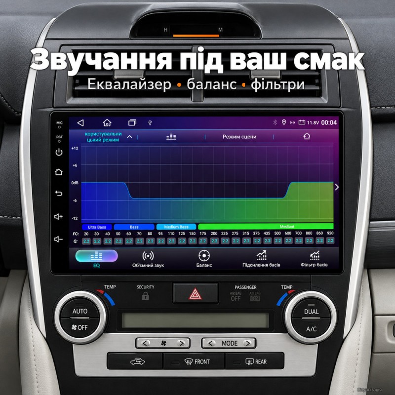Штатная магнитола для Toyota Camry 50 55 USA XV50 XV55 2012-2017