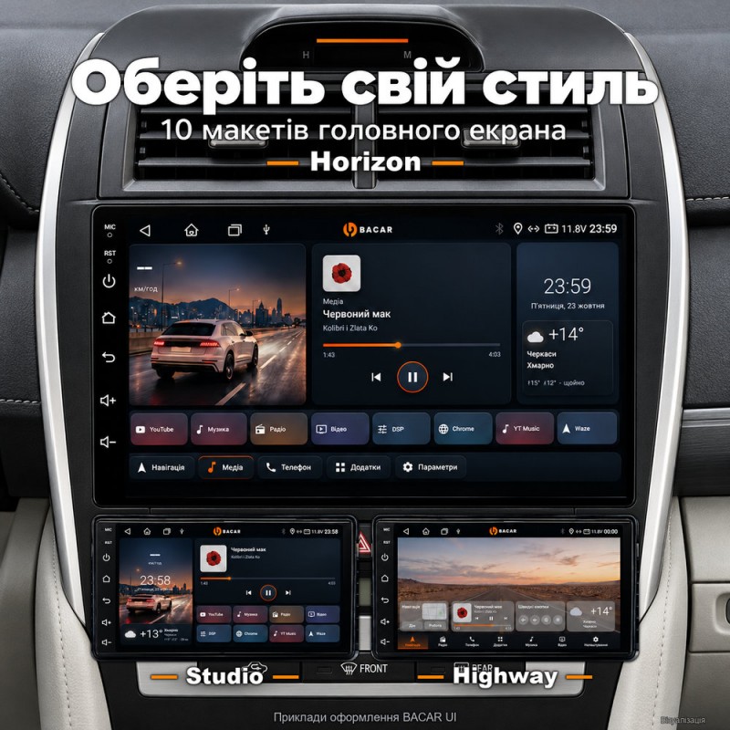 Штатная магнитола для Toyota Camry 50 55 USA XV50 XV55 2012-2017